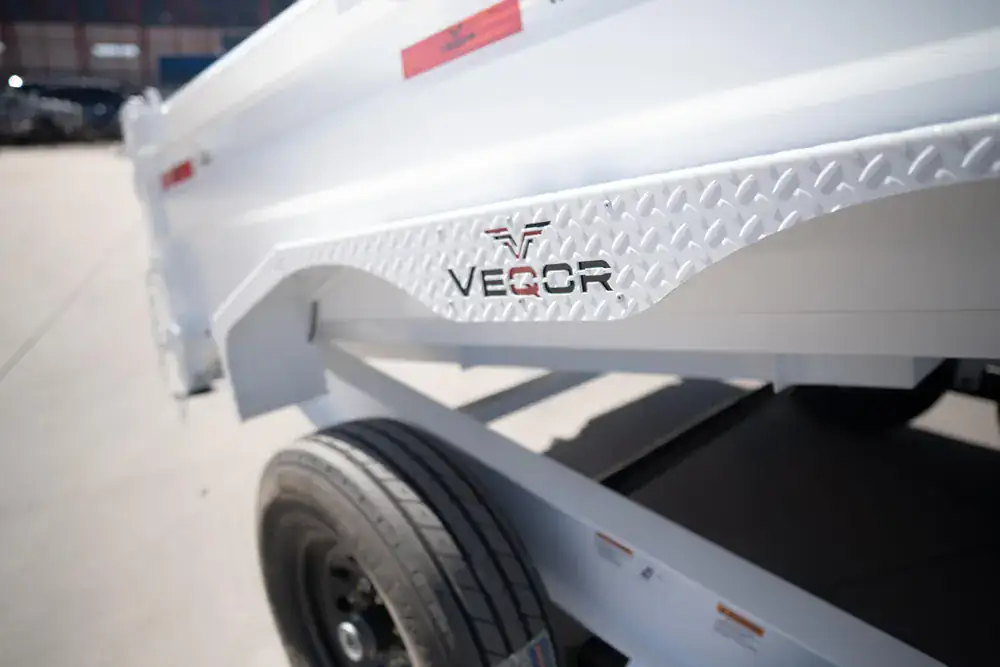 Veqor dump trailer detail